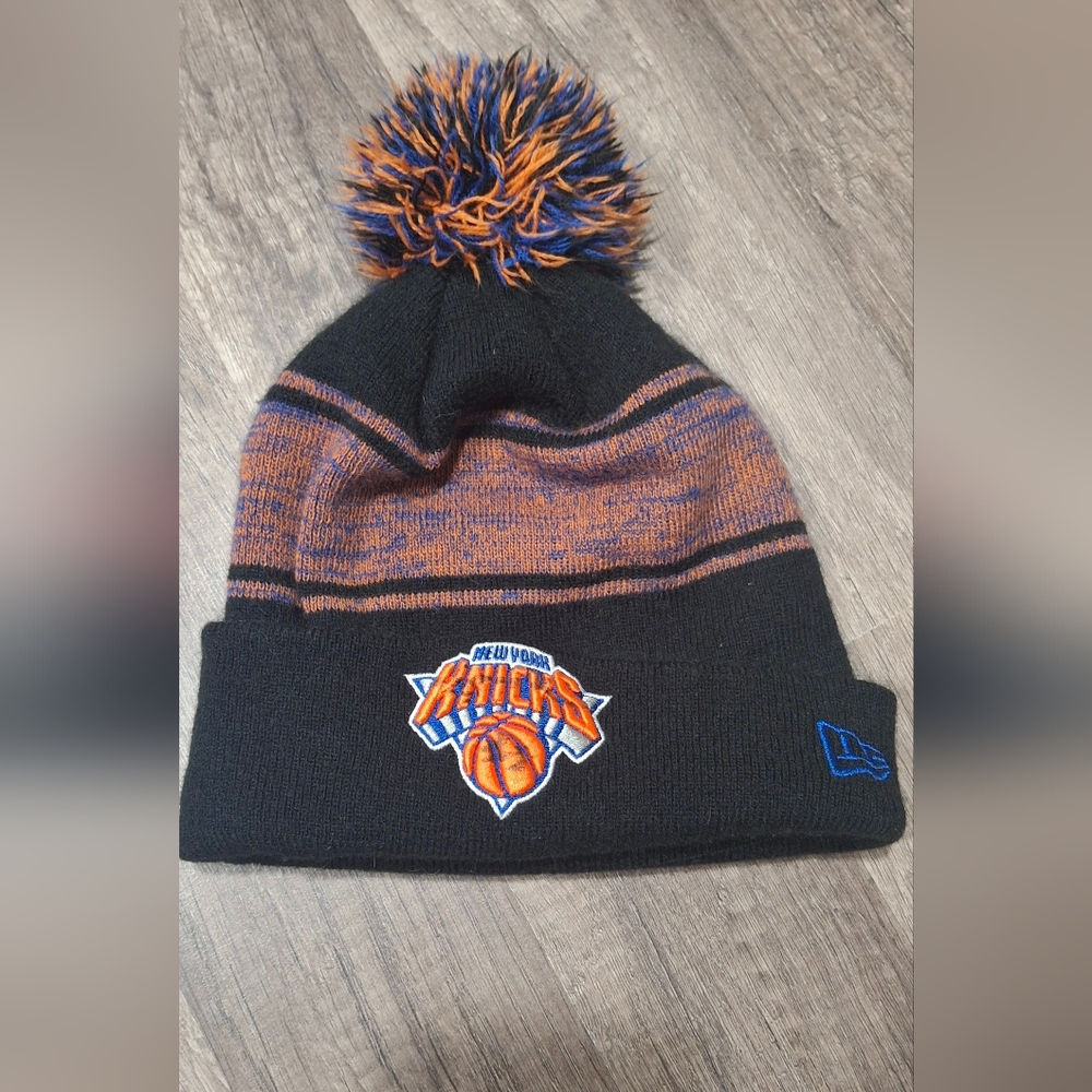 New Era Black and Orange Kids BeanieSMOKE FREE HOME